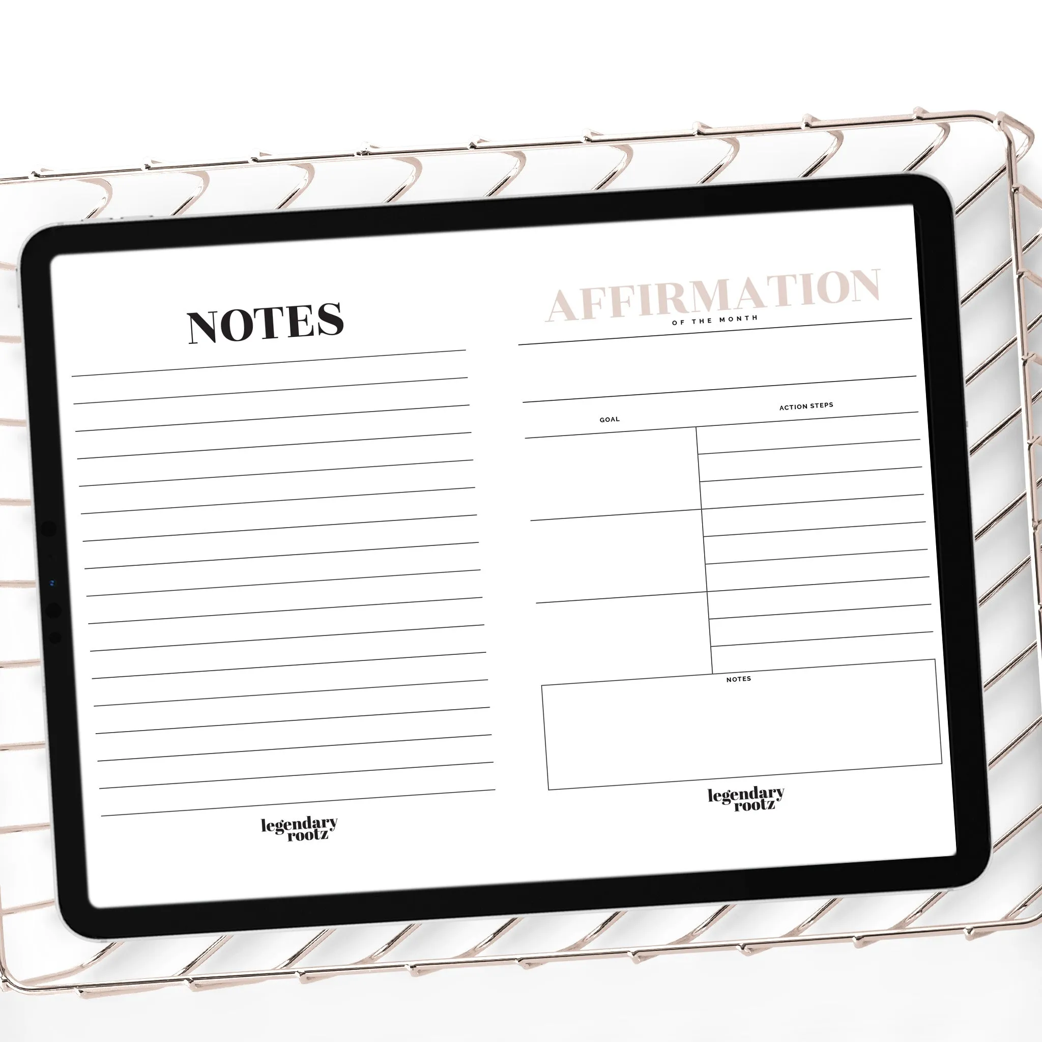 Undated Daily Digital Planner