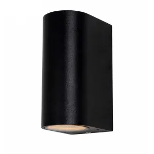 Up-Down Wall Light Black Housing, Indoor / Outdoor, GU10 Fitting, IP44 Up-Down Outdoor Wall Light (Max 35Wx2)